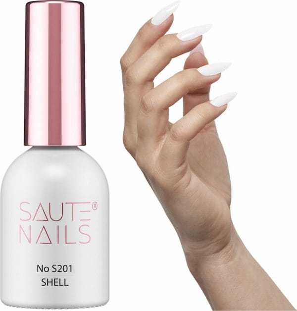 SAUTE Nails Wit UV/LED Gellak 8ml. - S201 Shell