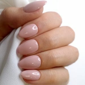 SD Press on Nails - B153 - Plaknagels met nagellijm - XS Stiletto Kunstnagels - Nude -Set 20 Kunstnagels handgemaakt van gellak