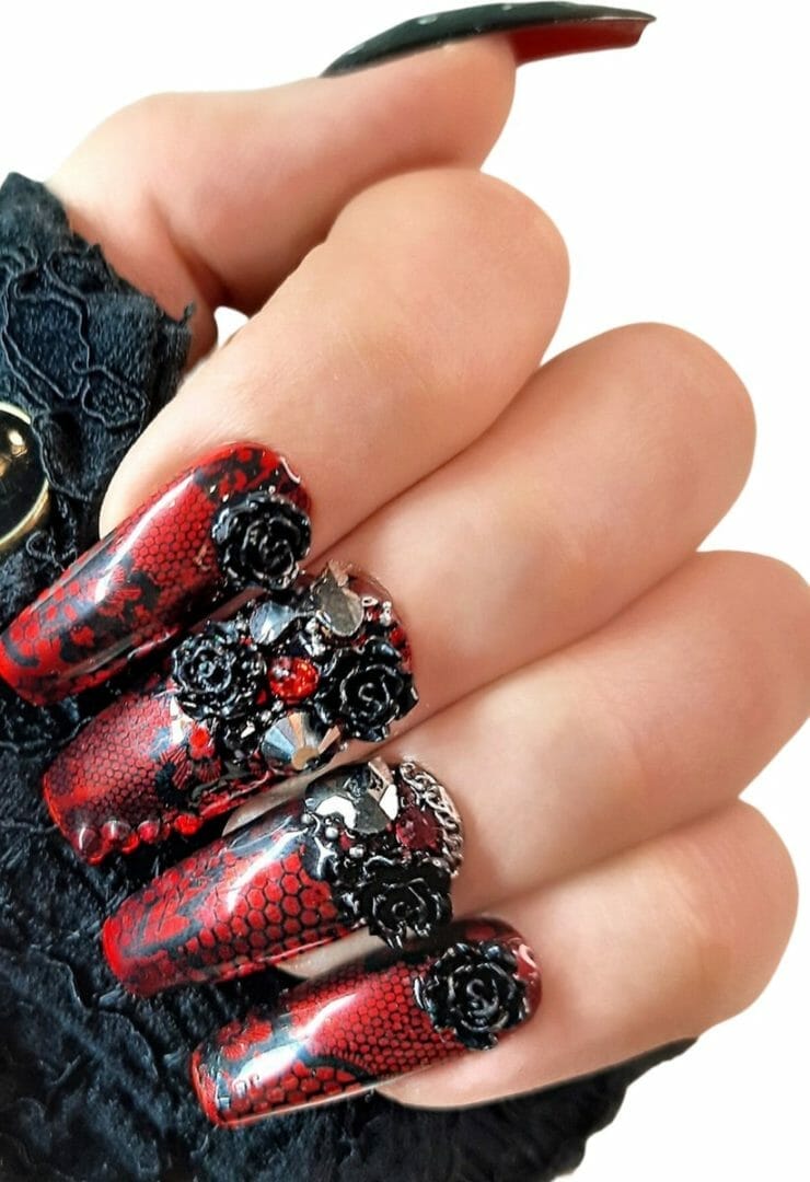 Sd press on nails luxury's - plaknagels - gelnagels - handgemaakte nagels - 20 stuks - no 98. O fortuna - gothic - cosplay - accessoires - builder gel - gellak - nepnagels - nagelstudio - uv gel - nail art - nagels met lijm - xl coffin nageltips Sd press on nails luxury's - plaknagels - gelnagels - handgemaakte nagels - 20 stuks - no 98. O fortuna - gothic - cosplay - accessoires - builder gel - gellak - nepnagels - nagelstudio - uv gel - nail art - nagels met lijm - xl coffin nageltips