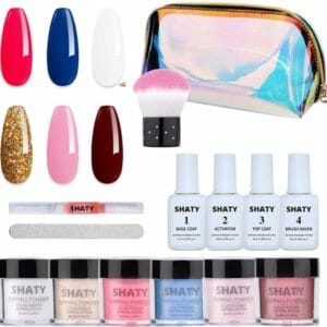 SHATY® Dipping Powder Starters Kit - Complete Set - Summer Edition - 6 kleuren - Acryl Nagels Starterpakket