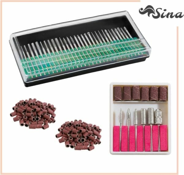 Sina professionele freesmachine manicure pedicure nagelfrees nagels design grijs