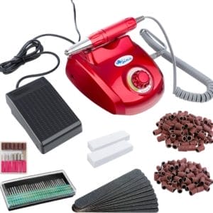 SINA Professionele Freesmachine Manicure Pedicure Nagelfrees Nagels Design Rood
