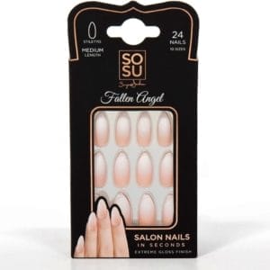 SOSU by SJ False Nails Fallen Angel- Kunstnagels - Nagels - Press on nails - Plaknagels - Nepnagels - 24 stuks - Beste Kwaliteit