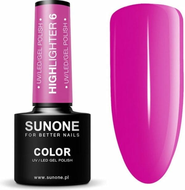 Sunone uv/led gellak 5ml. Highlighter 6