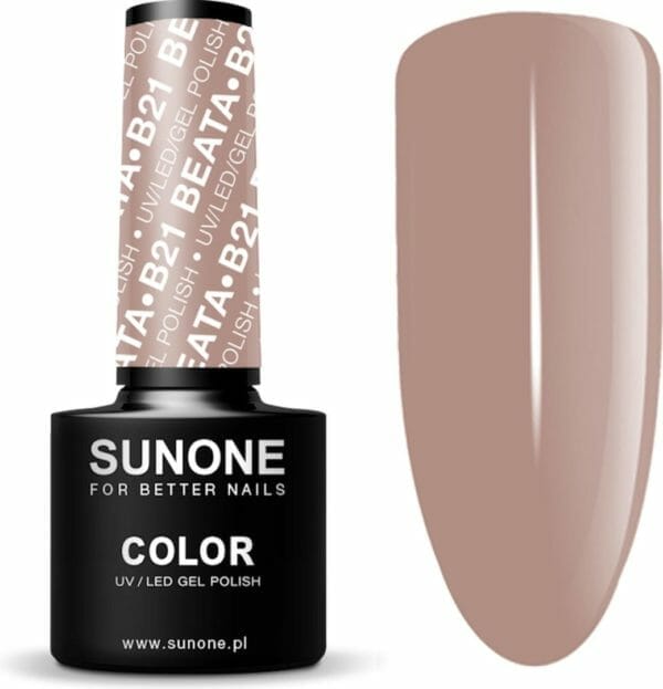 Sunone uv/led hybride gellak 5ml. - b21 beata