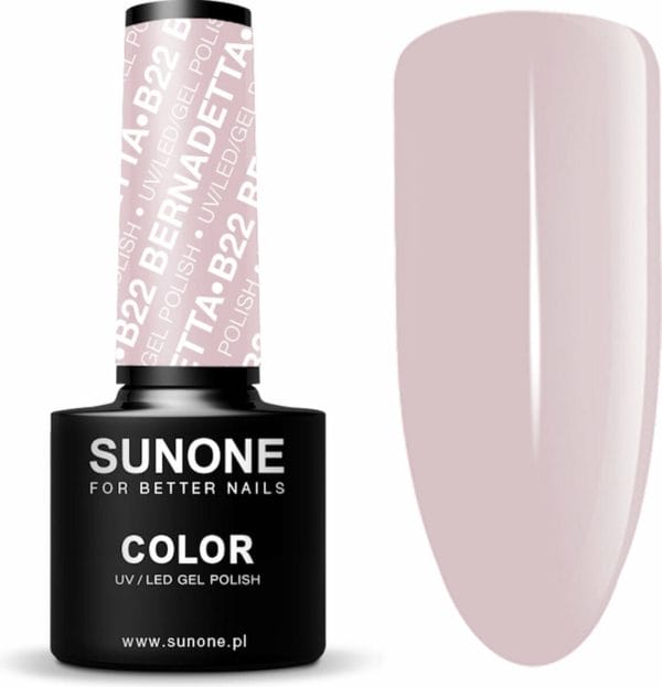 Sunone uv/led hybride gellak 5ml. - b22 bernadetta