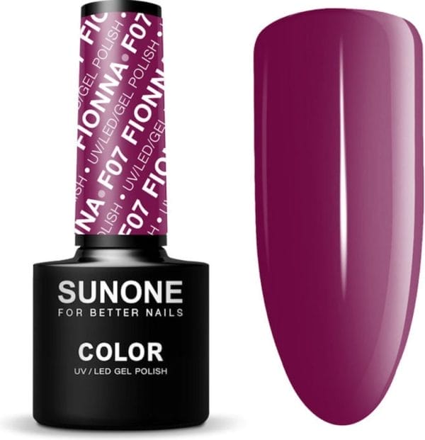 Sunone uv/led hybride gellak 5ml. - f07 fionna