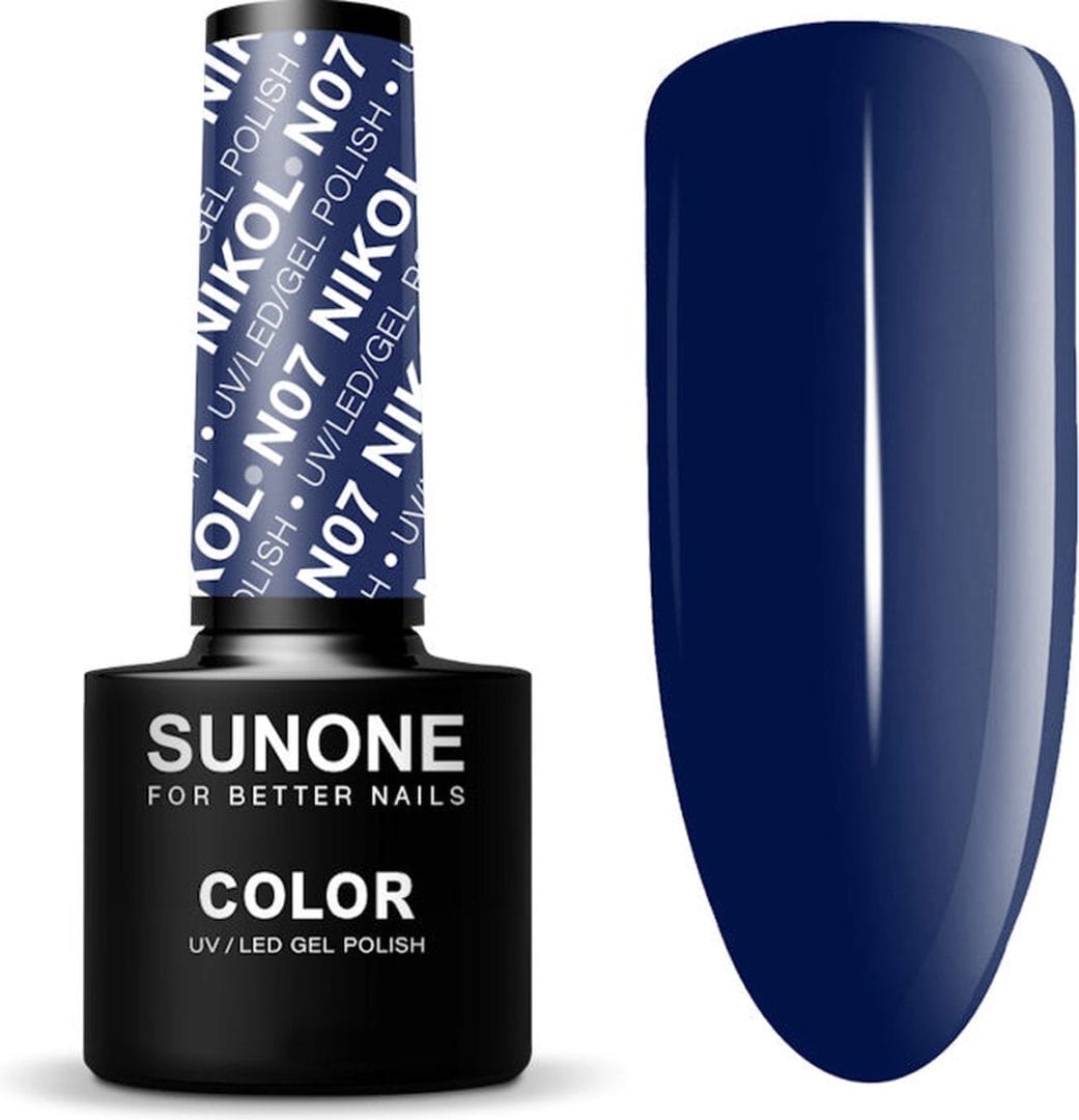 Sunone uv/led hybride gellak 5ml. - n07 nikol Sunone uv/led hybride gellak 5ml. - n07 nikol