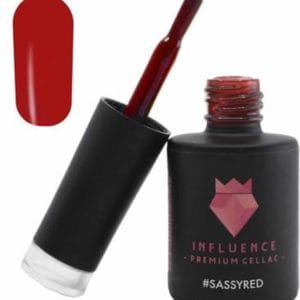 #Sassyred - Influence Gellac - UV/LED Gellak - Gel nagellak - Gel lak - Rood - 10 ml