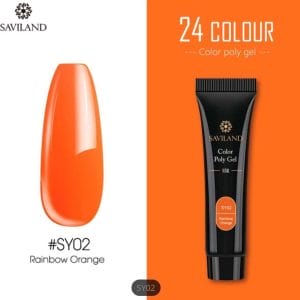 Saviland - Acrylgel - Polygel - Kleur Orange - Nail Art