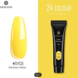 Saviland - Acrylgel - Polygel - Kleur Yellow - Nail Art