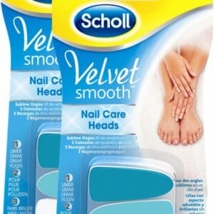 Scholl Velvet Smooth Elektrisch Nagelvijl Navullingen - 2 sets - Grootverpakking