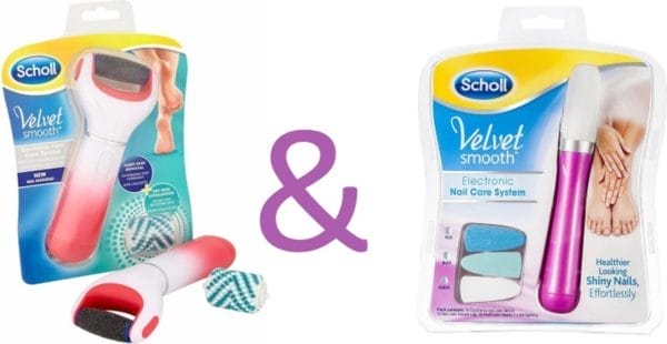 Scholl velvet smooth elektronische pedi diamond voetvijl + scholl velvet smooth elektrisch nagelvijl-eeltverwijderaar-scholl-nagelverzorging-nagelvijl- scholl velvet smooth.