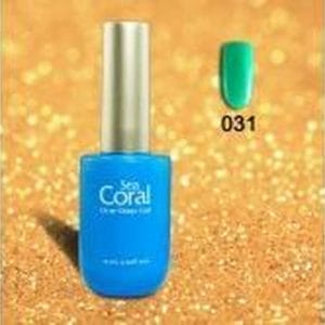 SeaCoral One Step No Wipe Gellak, Gel Nagellak, GelPolish, UV en LED, kleur 031