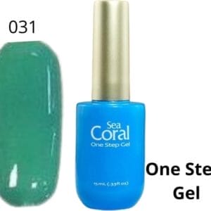 SeaCoral One Step No Wipe Gellak - Gel Nagellak - GelPolish - geen plaklaag - zónder kleeflaag, geschikt voor UV en LED - Groen 031