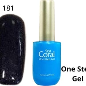 SeaCoral One Step No Wipe Gellak, Gel Nagellak, GelPolish, zónder kleeflaag, UV en LED, kleur 181