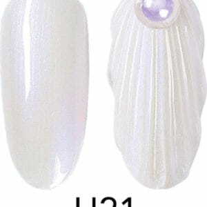 Seashell gellak U21 - Nailart - Mermaid gellak - Nagelverzorging - Nagelstyliste - Nagel accessoires - Nails - Nailart - Gelnagels