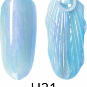 Seashell gellak U31 - Nailart - Mermaid gellak - Nagelverzorging - Nagelstyliste - Nagel accessoires - Nails - Nailart - Gelnagels