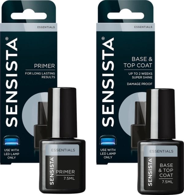 Sensista best base set - gel nagellak - primer en base&top coat - gellak - gel polish - voordeelset