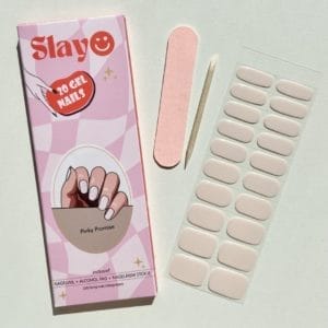 Slayo - Gel Nail Wraps -- Pinky Promise -- Gel Nagel Wraps - DIY - Nail Stickers - Nail Art - LED/UV lamp nodig