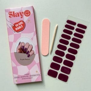 Slayo - Gel Nail Wraps -- Purple Passion -- Gel Nagel Wraps - DIY - Nail Stickers - Nail Art - LED/UV lamp nodig