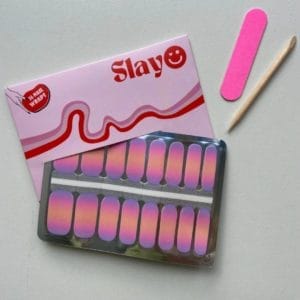 Slayo - Nail Wraps -- Lovely L.A. -- Nagel Wraps - Nail Stickers - DIY - Nail Art - Nagelstickers - GEEN lamp nodig - Ombre Effect Nagels