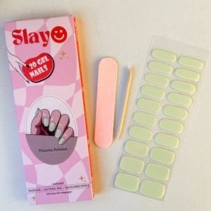 Slayo© - Gellak Stickers - Pistachio Polished - Nagelstickers - Gel Nail Wrap - Nail Art Stickers - Nail Art - Gellak Nagels - Gel Nagel Stickers - Nail Wraps - LED/UV lamp nodig