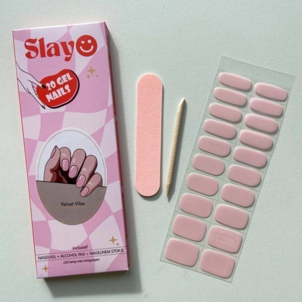 Slayo© - gellak stickers - velvet vibe - nagelstickers - gel nail wrap - nail art - led/uv lamp nodig