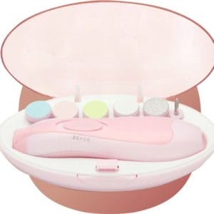 Smart-Tech Elektrische Baby Nagelvijl - Nagelverzorging Voor Baby's - LED - Baby Nagelvijl - Roze