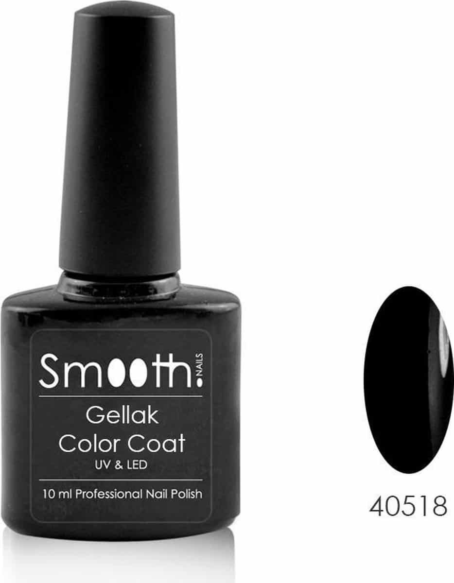 Smooth Nails - Black Velvet - Gellak - Zwart