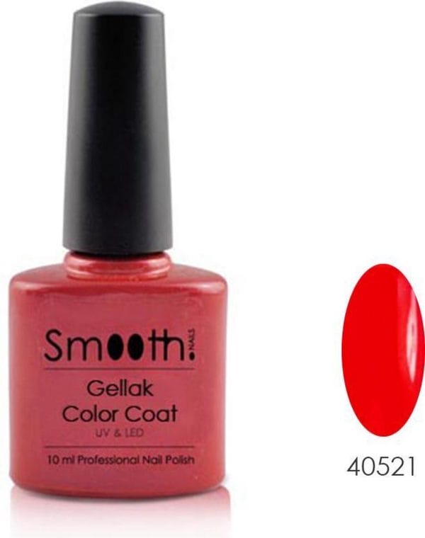 Smooth Nails - Lipstick Red - Gellak - Rood
