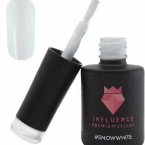 #Snowwhite - Influence Gellac - UV/LED Gellak - Gel nagellak - Gel lak - Nailart - Wit - 10 ml