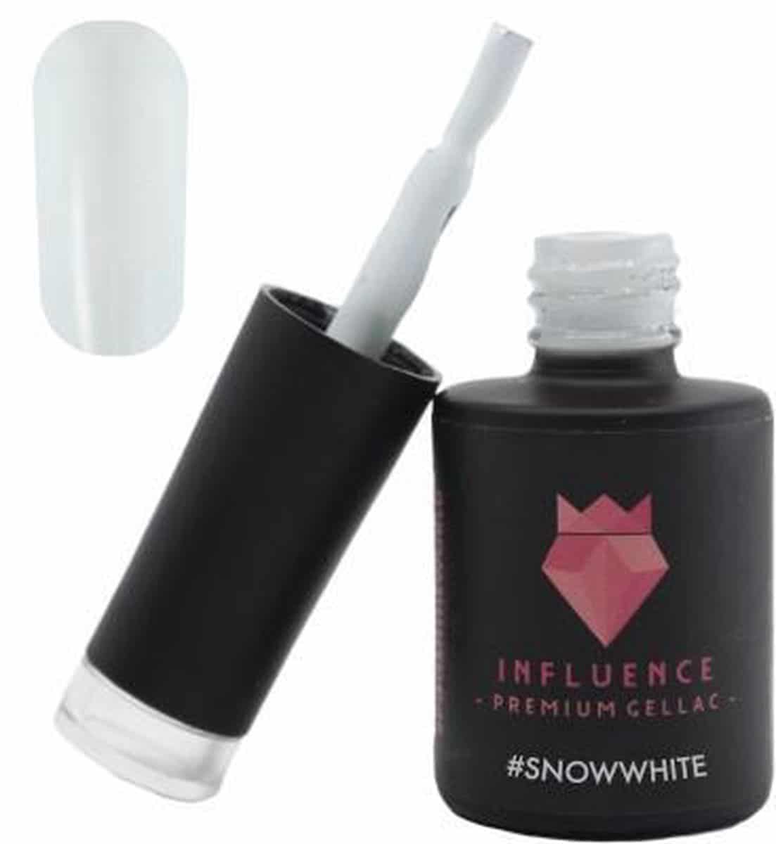 #Snowwhite - Influence Gellac - UV/LED Gellak - Gel nagellak - Gel lak - Nailart - Wit - 10 ml