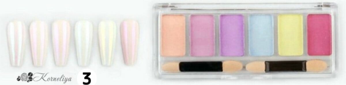 Solide nail art pigment set 3 Solide nail art pigment set 3