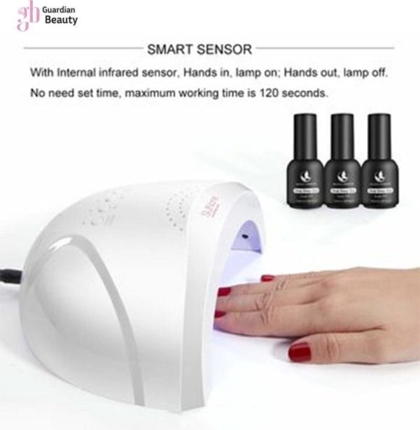 Sun one 48watt uv/led nageldroger voor gelnagels - geschikt voor elke nagel gellak - 36 leds | uv / led lamp | gel nagellak droger