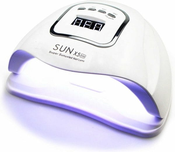 Sun X5 Max Nagellamp UV Lamp 80 Watt 45 Leds - WIT - Nageldroger