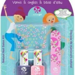 Suncoat Girl - Manicure Set For Kids - Forever Sparkle - Veilig - Waterbasis - Proefdiervrij - Vijl - Stickertjes