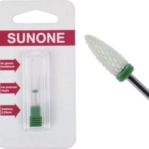 Sunone Keramische kegelsnijder sterk voor manicure en pedicure - groen