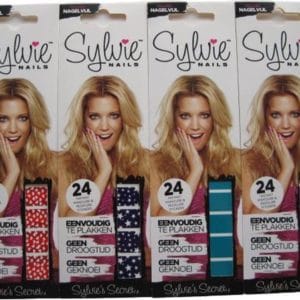 Sylvie Nails Nagelstickers met Vijl 4 Stuks - 4 verschillende kleuren