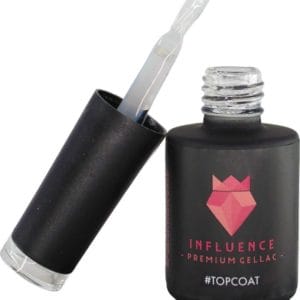 #TOPCOAT - Influence Gellac - No Wipe - UV / LED Gellak - Gel nagellak - Gel lak - Toplaag / Transparant - 10 ml