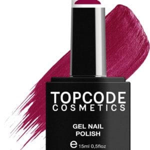 TOPCODE Cosmetics Gellak - Bright Maroon - #MCRE31 - 15 ml - Gel nagellak