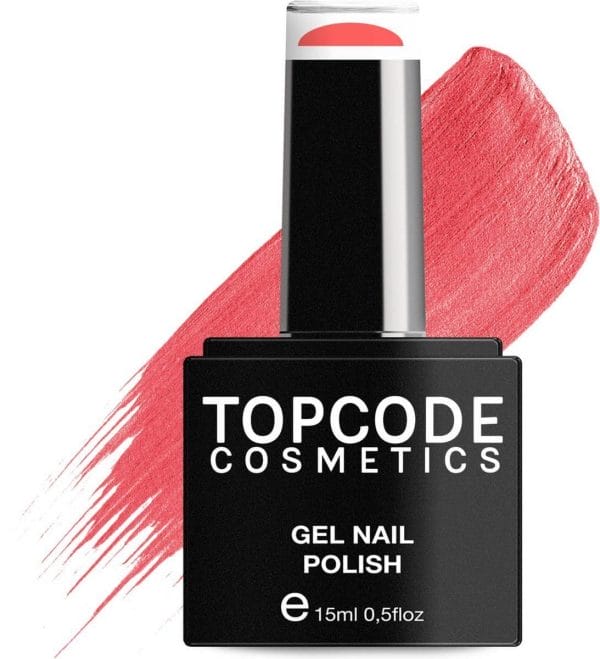 Topcode cosmetics gellak - light coral - #mcre69 - 15 ml - gel nagellak
