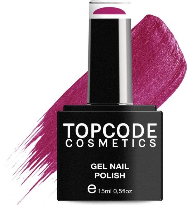 Topcode cosmetics gellak - raspberry - #mcpu33 - 15 ml - gel nagellak