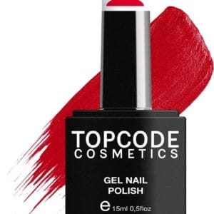 TOPCODE Cosmetics Gellak - Ruby Red - #MCRE01 - 15 ml - Gel nagellak