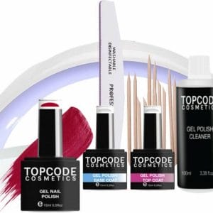 TOPCODE Cosmetics gellak starterspakket - Basic Starter Set - Gellak #MCBS01- incl. 1 rode kleur