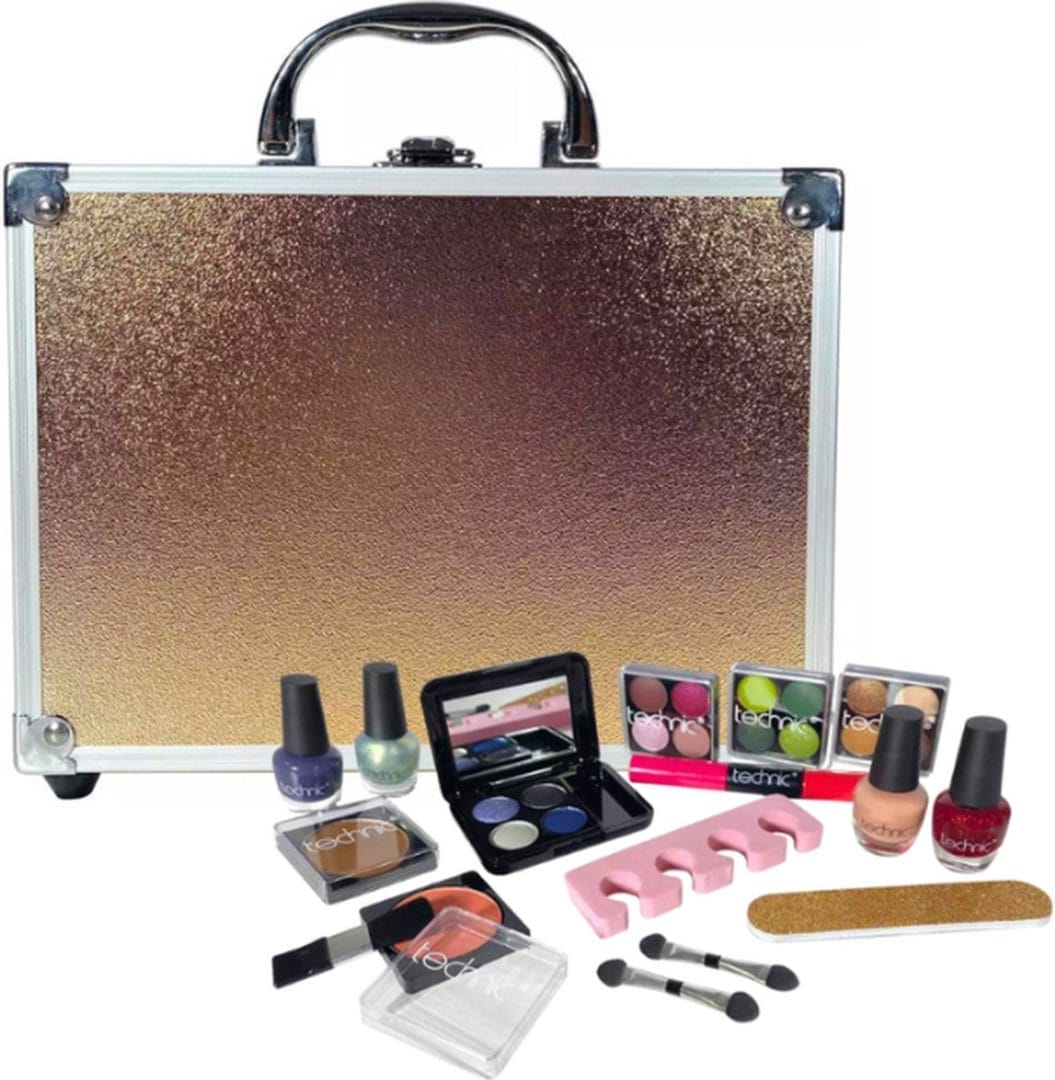 Technic cadeauset make-up rose gold case medium. Technic cadeauset make-up rose gold case medium