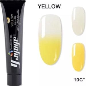 Temperatuur veranderende polygel Yellow 15 gram