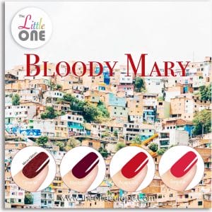 The Little One Bloody Mary Color Gellak Set - 4-delig - 7ML - Rood kleuren - voor UV & LED lamp