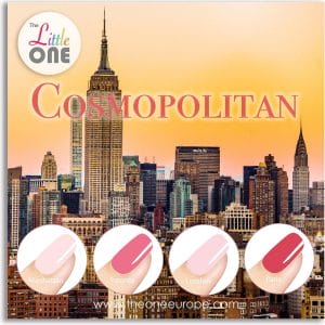 The Little One Cosmopolitan Color Gellak Set - 4-delig - 7ML - Rood, Roze kleuren - voor UV & LED lamp