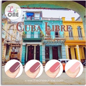 The Little One Cuba Libre Color Gellak Set - 4-delig - 7ML - Rood, Nude, Roze kleuren - voor UV & LED lamp